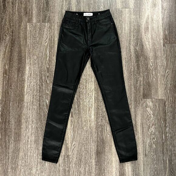 DL1961 No. 1 Trimtone Skinny Jeans Chasm Wash Black Size 26 Jessica Alba JA x DL - Picture 4 of 10